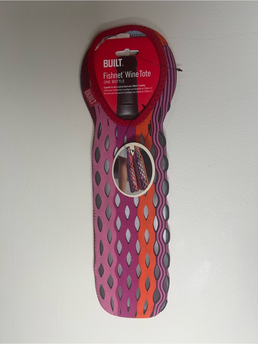 Colourful Fishnet Wine Tote